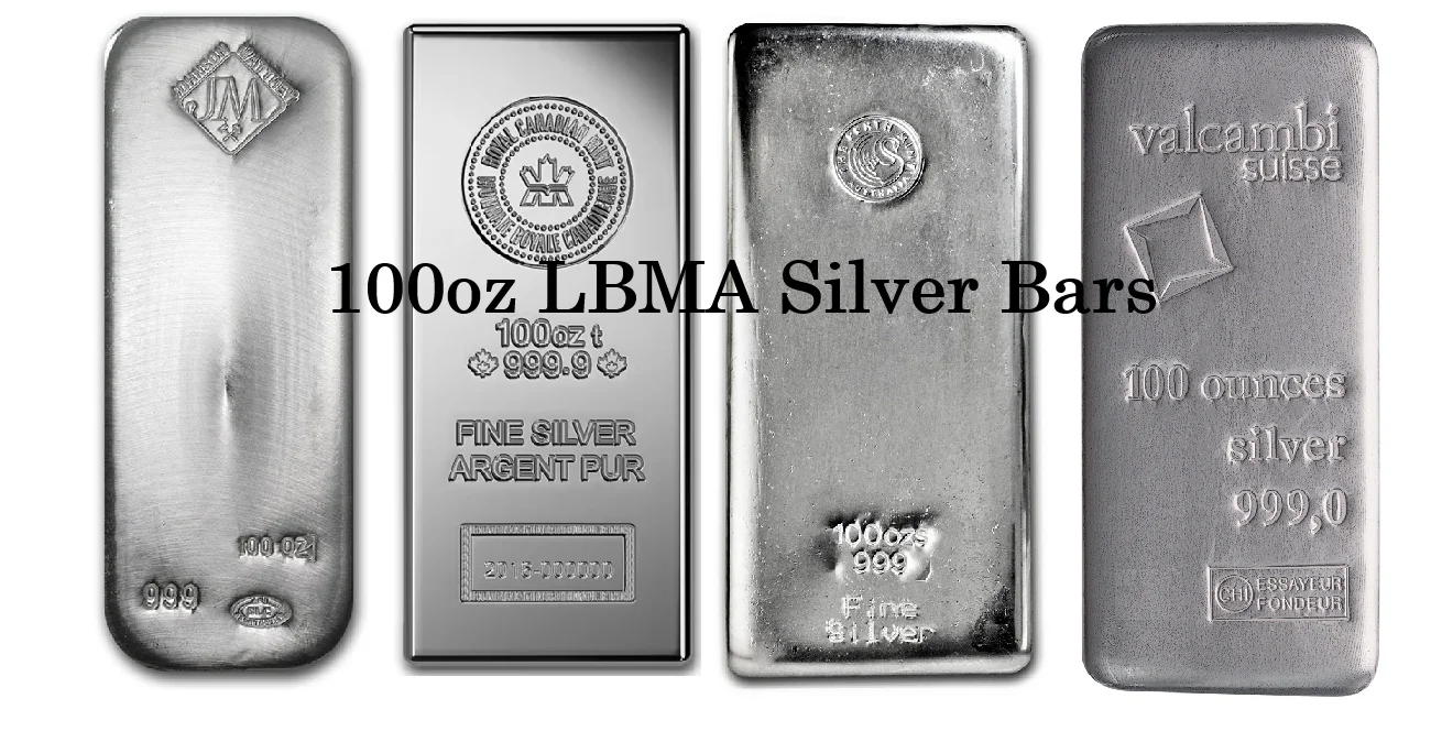 100oz LBMA Silver Bar