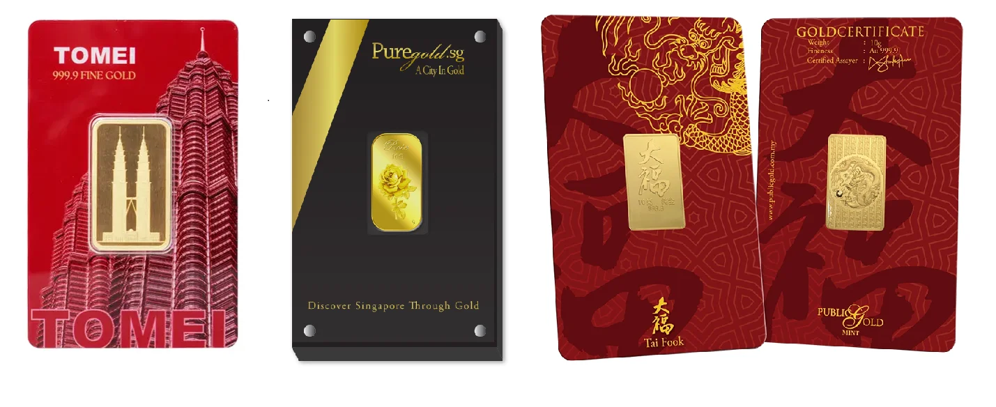 10g Non LBMA Minted Gold Bar