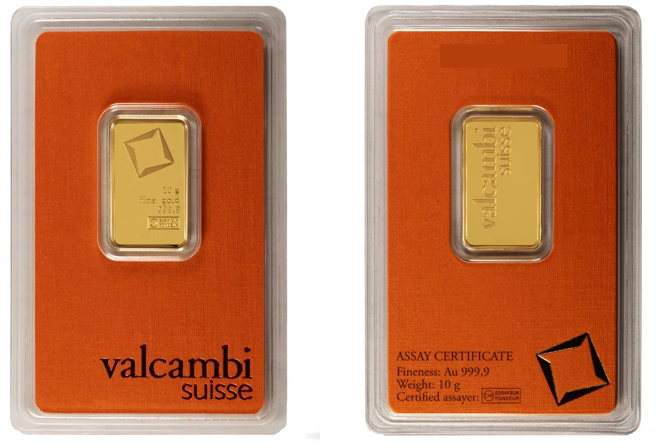 10g Valcambi Gold Bar