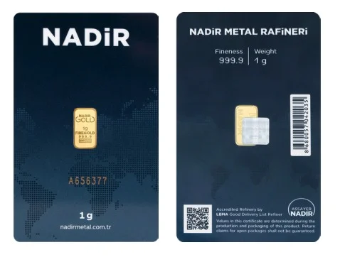 1g Nadir Gold Bar