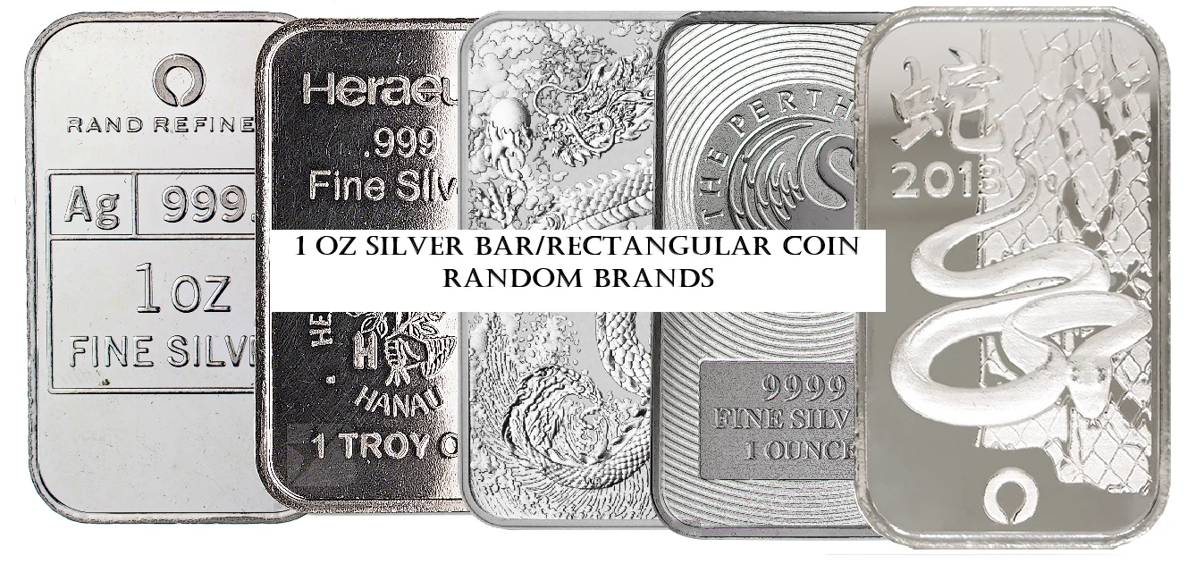 1oz LBMA Minted Silver Bars