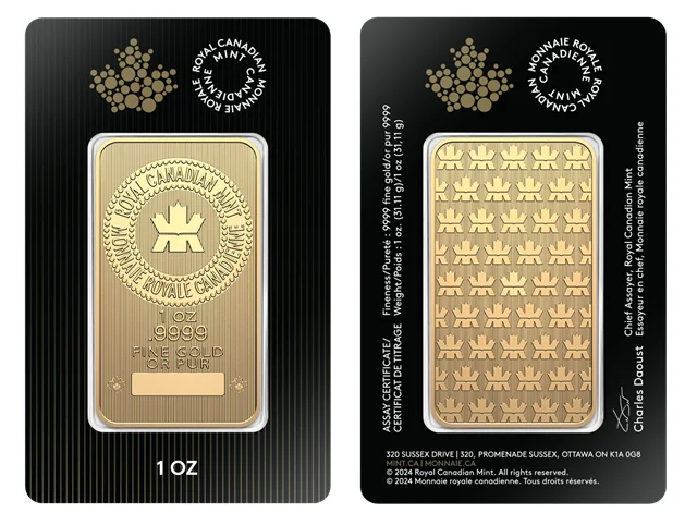 1oz RCM Gold Bar