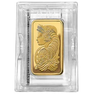 250g Pamp Minted Gold Bar 