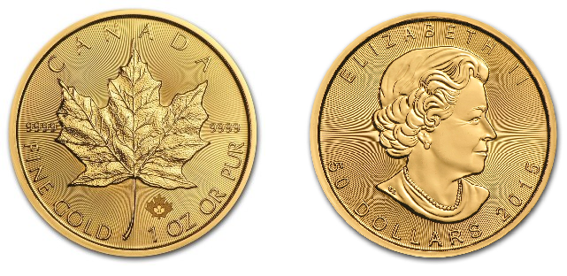 1oz Canadian Maple Leaf Gold Coin (Prior Years)